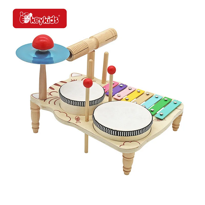 High Quality Educational Wooden Percussion Instruments Toy for Kids W07A257
